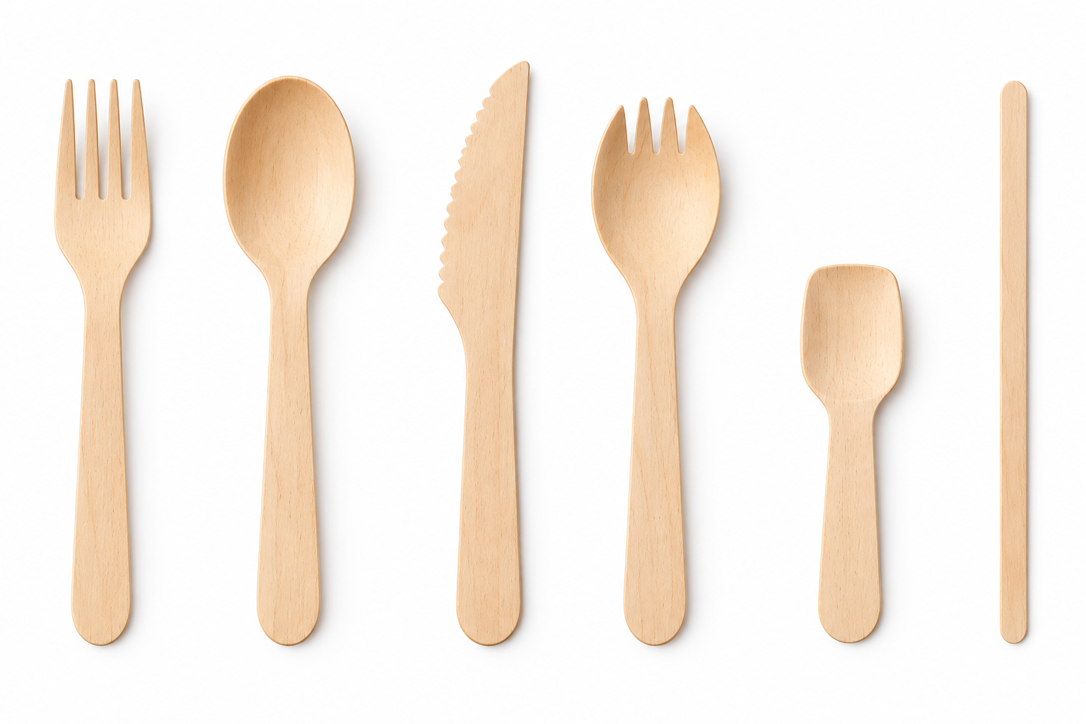 How to Choose Wooden Fork, Spoon and Knife Sizes for Wholesale Orders